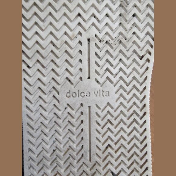 Dolce Vita Sneaker Nude Tan Suede Platform Slip On Ankle Bootie Women's Size 8.5 - Picture 6 of 9